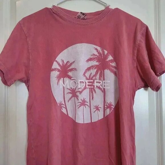 ID Modere Vintage Unisex Adult Flamingo Cotton Short Sleeve T-Shirt - Picture 3 of 6